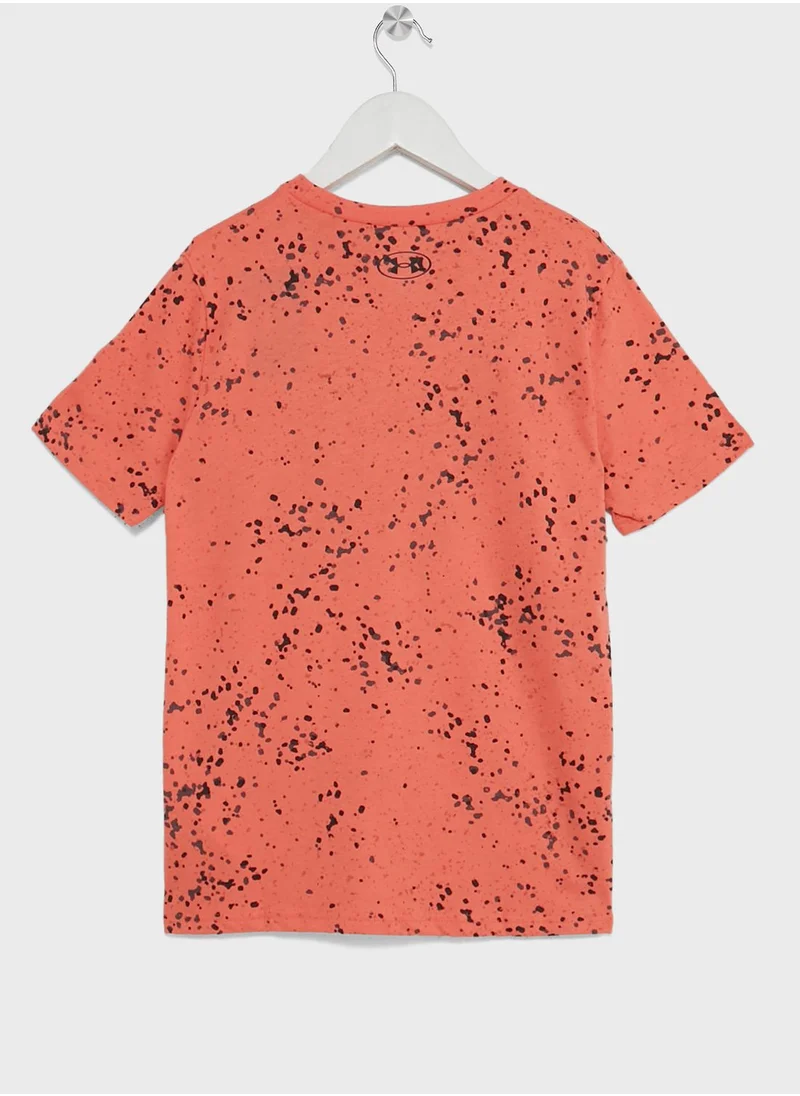 UNDER ARMOUR Boys' Sporstyle Logo T-Shirt