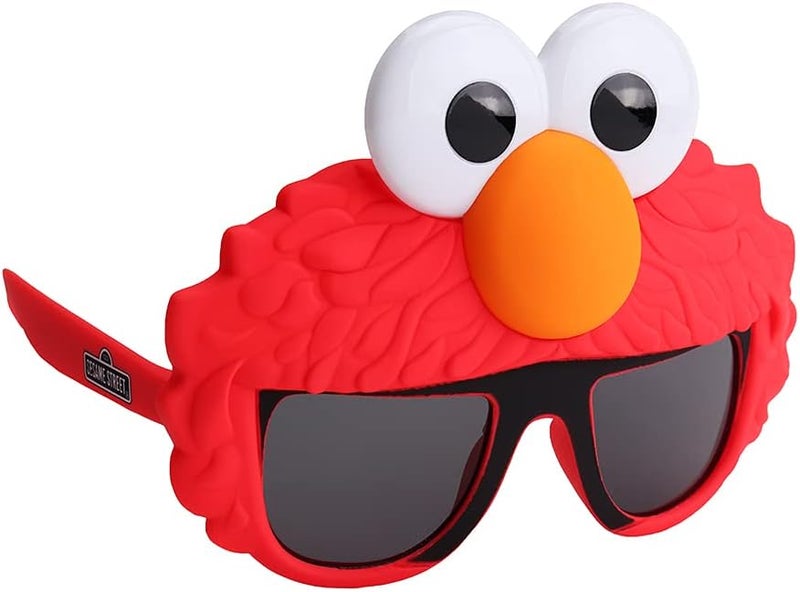 Sun-Staches Sesame Street Official Sunglasses | Cookie Monster, Elmo or Abby | One Size Fits Most Kids - Image 1