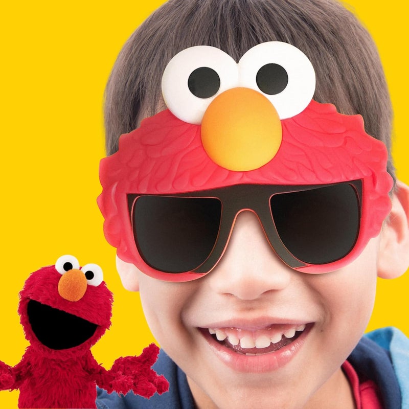 Sun-Staches Sesame Street Official Sunglasses | Cookie Monster, Elmo or Abby | One Size Fits Most Kids - Image 4