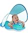 Meegoo Baby Pool Float Meegoo Baby Swim Float with Removable Canopy and UPF50 Protection Infant Inflatable Pool Float for Babies Age of 336 MonthsSwimming Trainer Small - Image 3