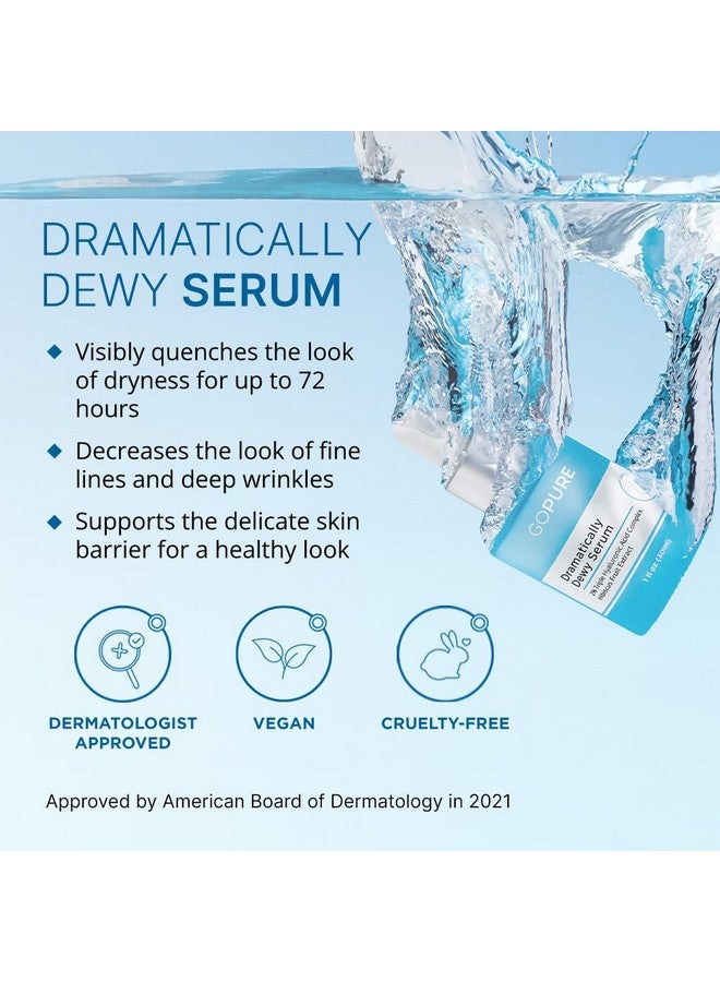 جو بيور حمض الهيالورونيك مصل ندي بشكل كبير، مصل حمض الهيالورونيك للوجه في تركيبة مغذية مع خلاصة الصبار والكركديه للحصول على بشرة مرطبة وأكثر نعومة بشكل واضح، 1 أونصة سائلة - Image 4