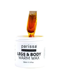 parissa Legs & Body Warm Wax Kit Salonstyle Microwavable Formula For Coarse Hair Removal On Face Or Body Athome Waxing Kit  - Image 1