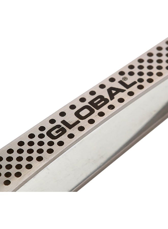 Global GS-20/B - 4 1/2 inch Fish Bone Tweezers with Dots - Image 2