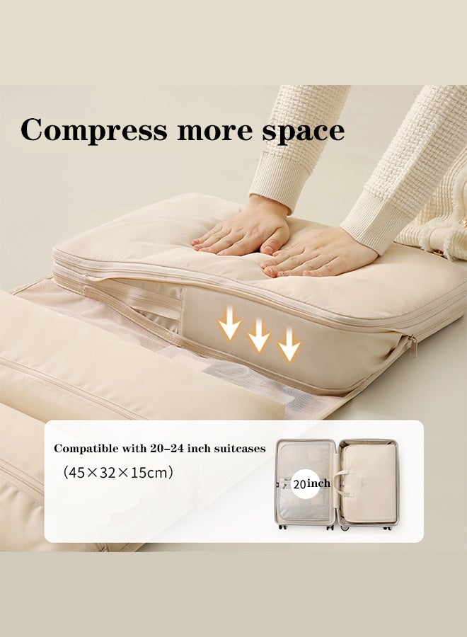 MANBO 6-in-1 Compression Storage Bag, Portable Travel Organizer for Clothes & Underwear, Foldable & Hanging Storage Pouch - Image 5