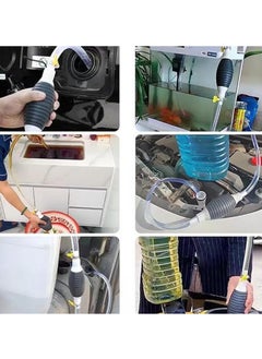 Excefore Multifunction Liquid Sucker Pump, Portable Siphon Pump For Gasoline Diesel And Other Liquid Water, Manual Fuel Transfer Pump Gasoline Transfer Pump with 6.5Ft Syphon Hose  - Image 4