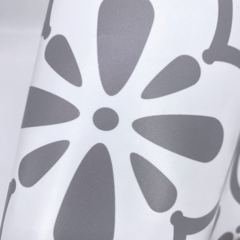 فان لايف Funlife 3 Stripes Peel and Stick Stair Riserers ملصقات ملصقات لسلالم الفينيل اللاصقة شارات الدرج الجداريات لخطوات 39.37 "" x7.09 "" الرمادي البرسيم - Image 2