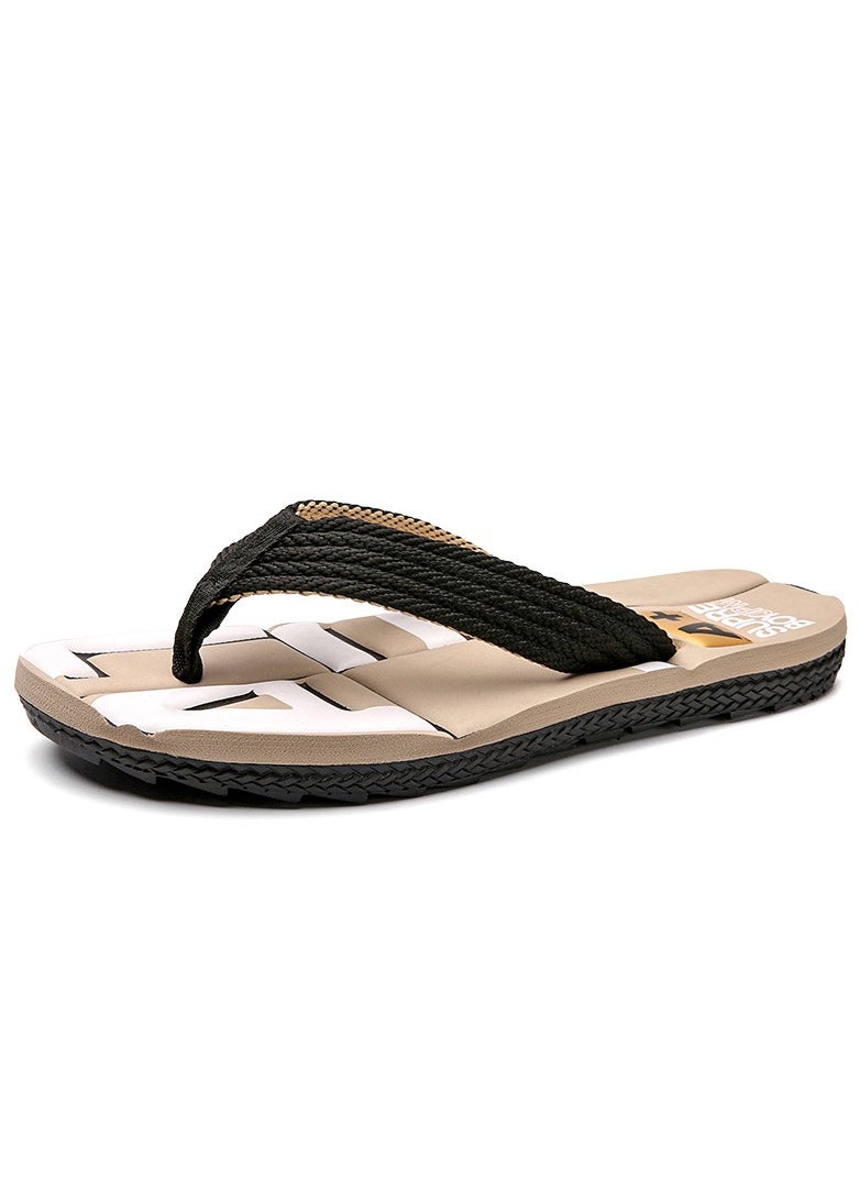 LOULUEN New Fashionable Herringbone Beach Slippers 