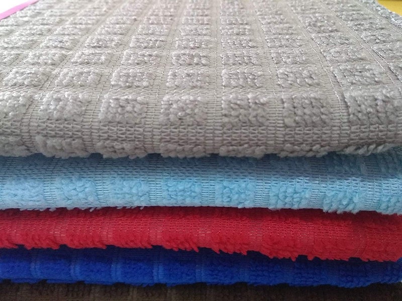 BluBasket BluBasket Microfiber Dish Cloths Drying MatKitchen Counter top Cushion Pad Tableware Reversible Dish Drying Mat Random Design40x50Pack of 1 pcs - Image 4