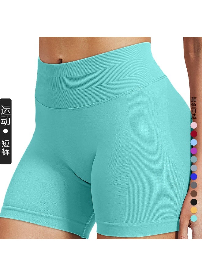 Shorts  Solid Seamless Half Pants Women Soft Fitness Outfits Yoga Pants Gym Running Bike Wear  - Image 1