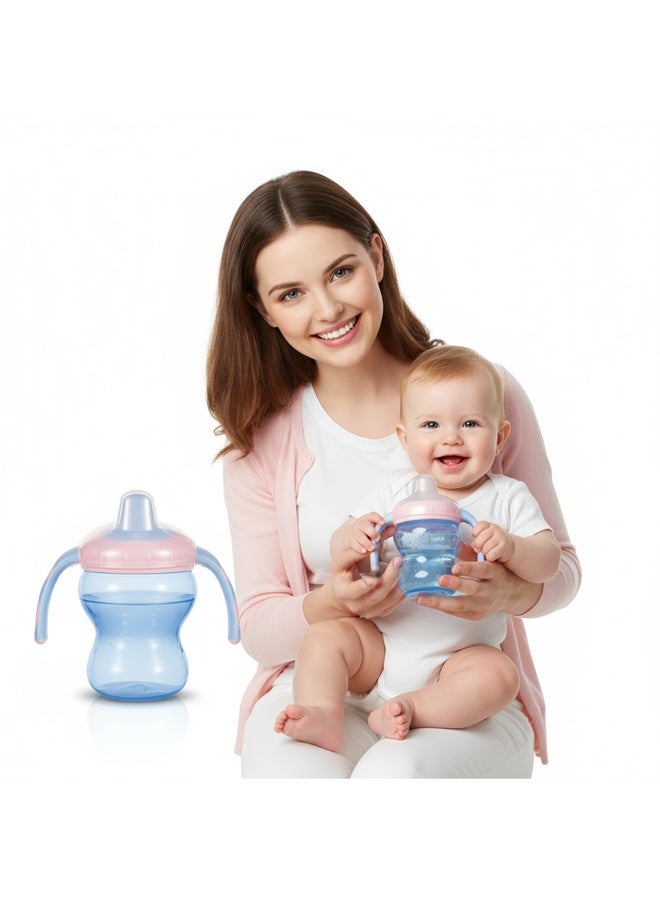Momeasy 6oz/180ML Training Cup with Handle 45203 Pink - Image 3