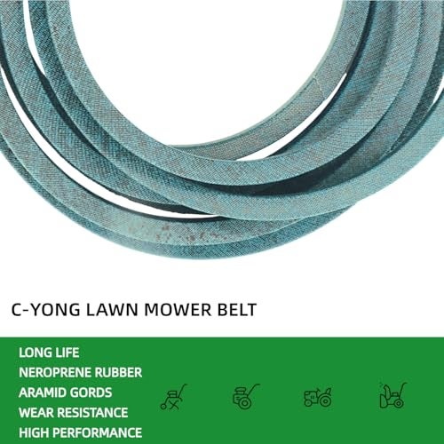 C-YONG 1/2" X106" 46 Inch Deck Belt for Craftsman Husqvarna 584453101 532405143 7133156 2246LS 2346XLS YTH20K46 YTH2146XP and YTH2246, Craftsman 7133156 - Image 2