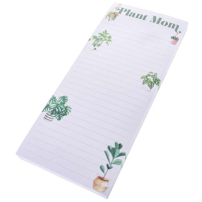 Graphique â€œPlant Momâ€ Magnetic Notepad | 100 Tear-Away Sheets | Grocery, Shopping, To-Do List | Magnetic Writing Pad for Fridge, Kitchen, Office | Lined Paper | Great Gift | 4â€ x 9.25â€ - Image 2