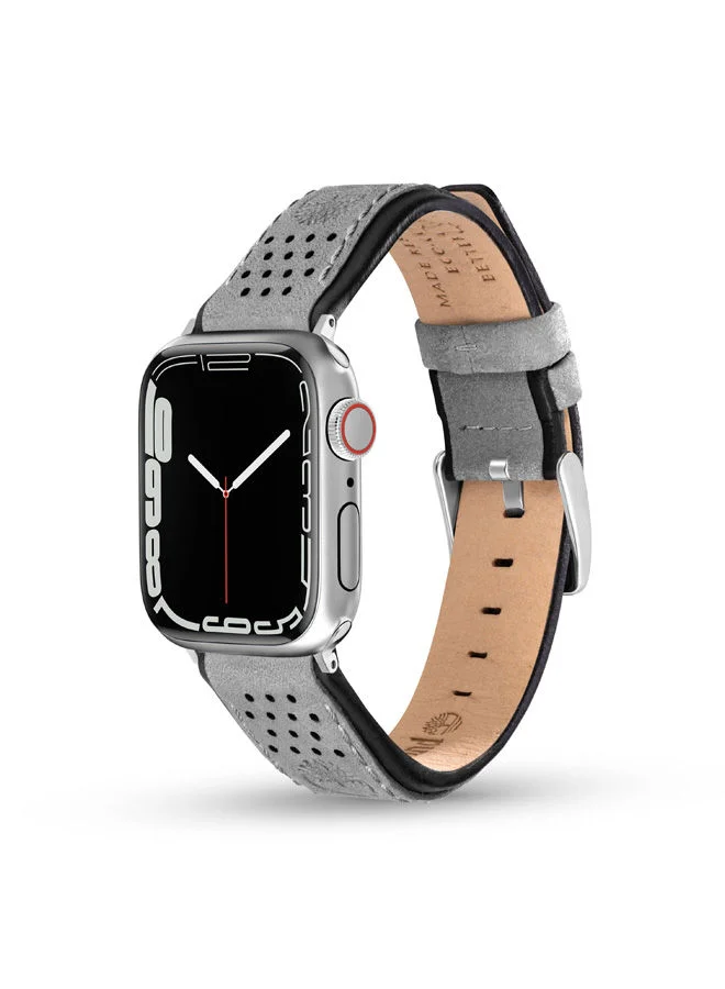 تمبرلاند حزام ساعة تيمبرلاند أتلبورو جلد رمادي للجنسين  مم