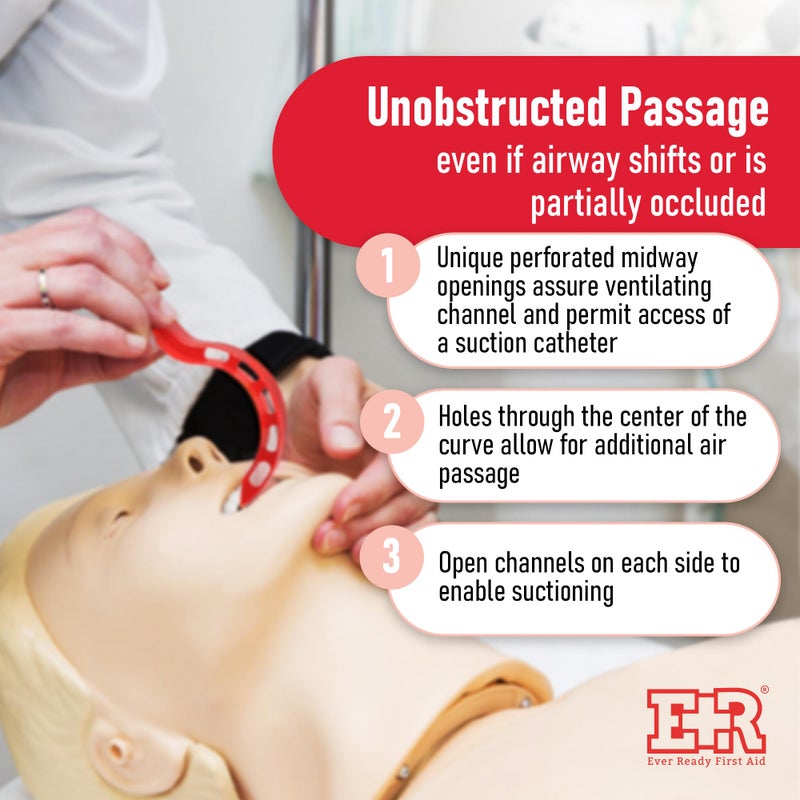 Ever Ready First Aid Berman Oral Airway Emergency Kit - Image 3