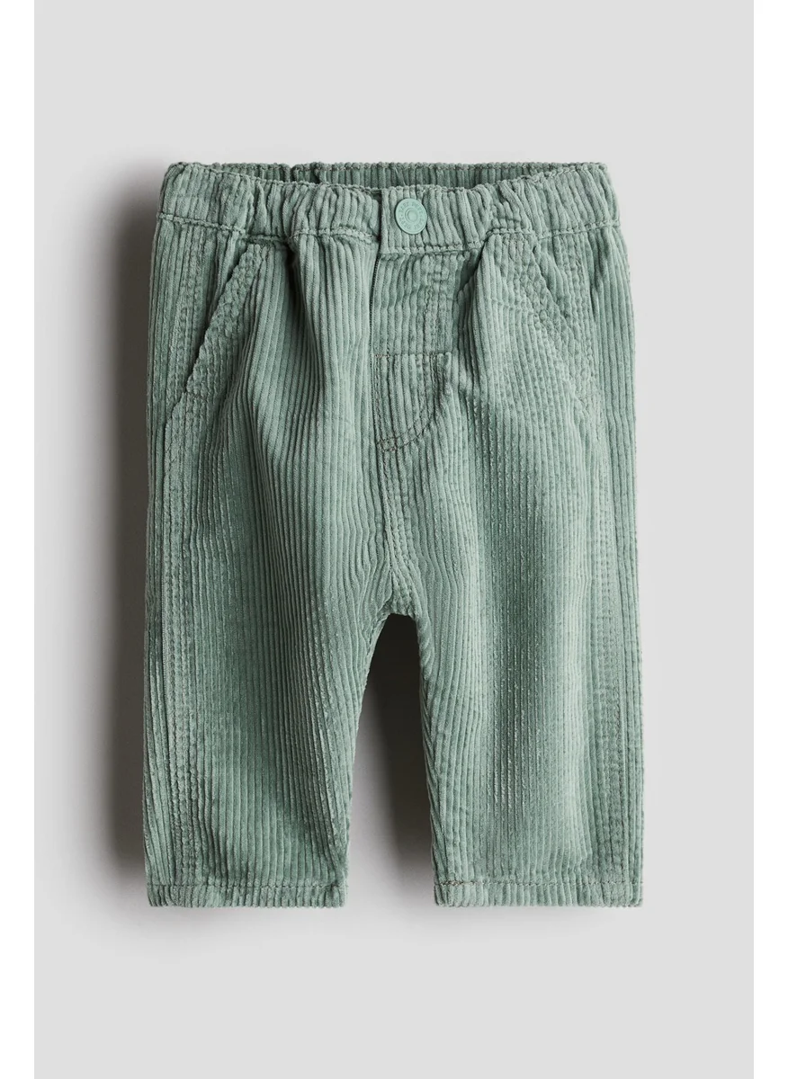 اتش اند ام Cotton Corduroy Trousers