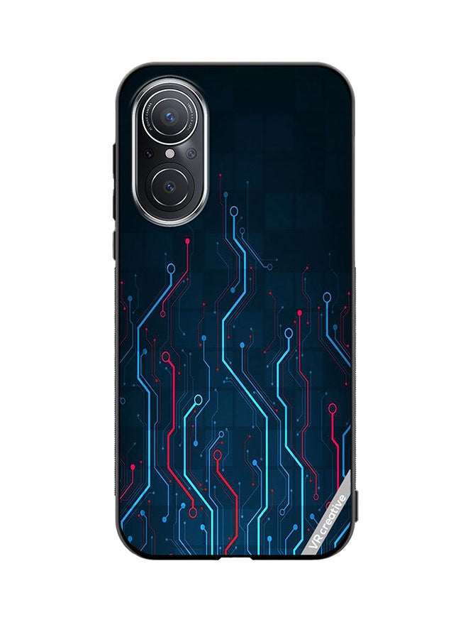 VR CREATIVE Protective Case Cover For Huawei Nova 9 SE Electronic Circuit Boards_ Design Multicolour  - Image 1