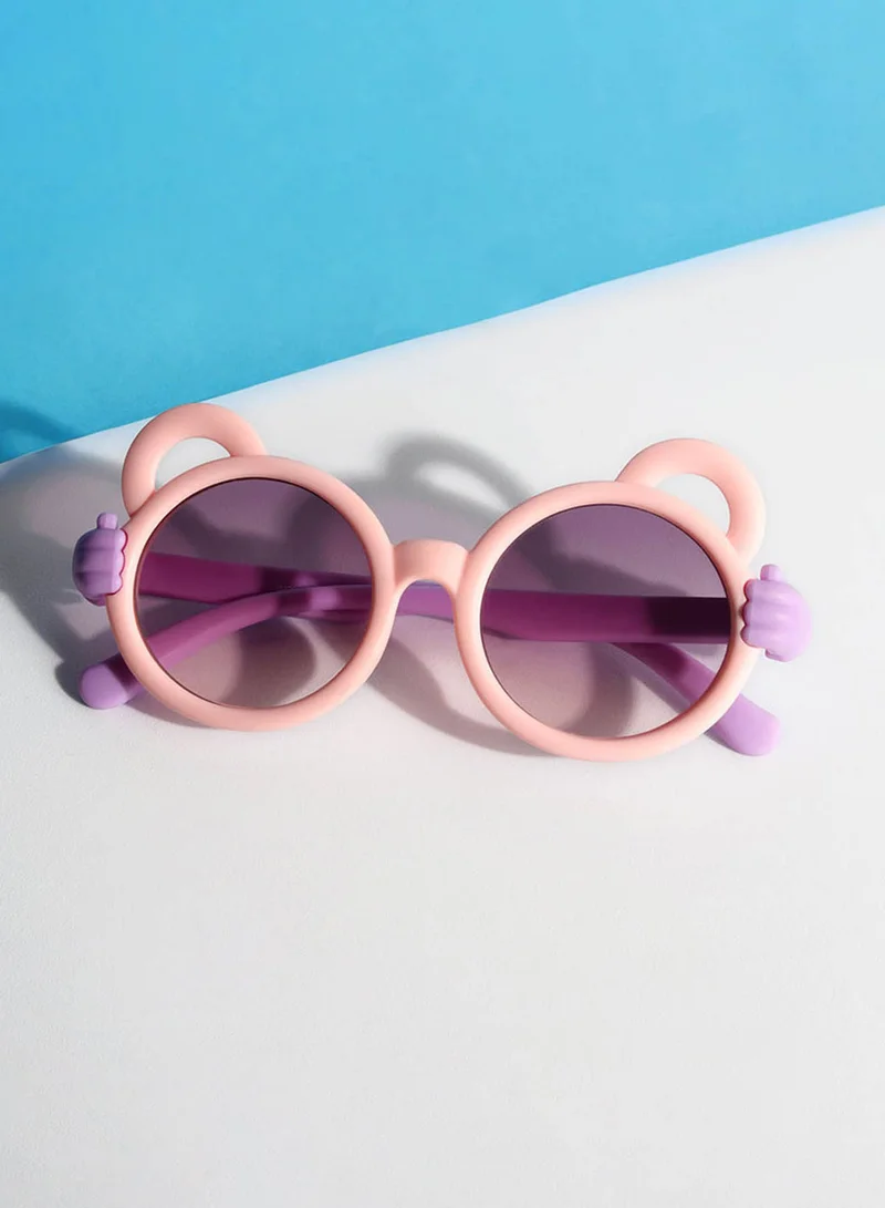 Woggles Sunbuddies Light Pink Round Kids Sunglasses