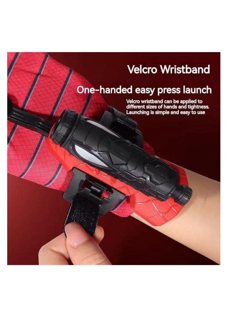 Spider Man Launcher Gloves Children's Plastic Role Playing Gloves Hero Launcher Wrist Toy Set  - Image 5