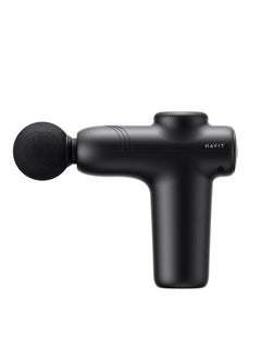 havit Havit Deep Tissue Mini Massage Gun - 5 Speed Settings, 4 Massage Heads, Pocket-Sized, Low Noise (<65dB), Smart Power Off  - Image 1