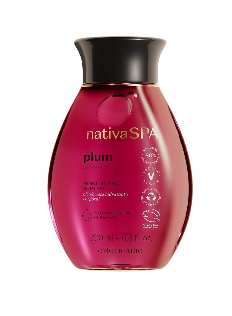 Nativa Spa زيت الجسم ناتيفا سبا من أو بوتيكاريو، غني بقطرات الكينوا المنقاة لتعزيز الترطيب، 6.8 أونصة - Image 1