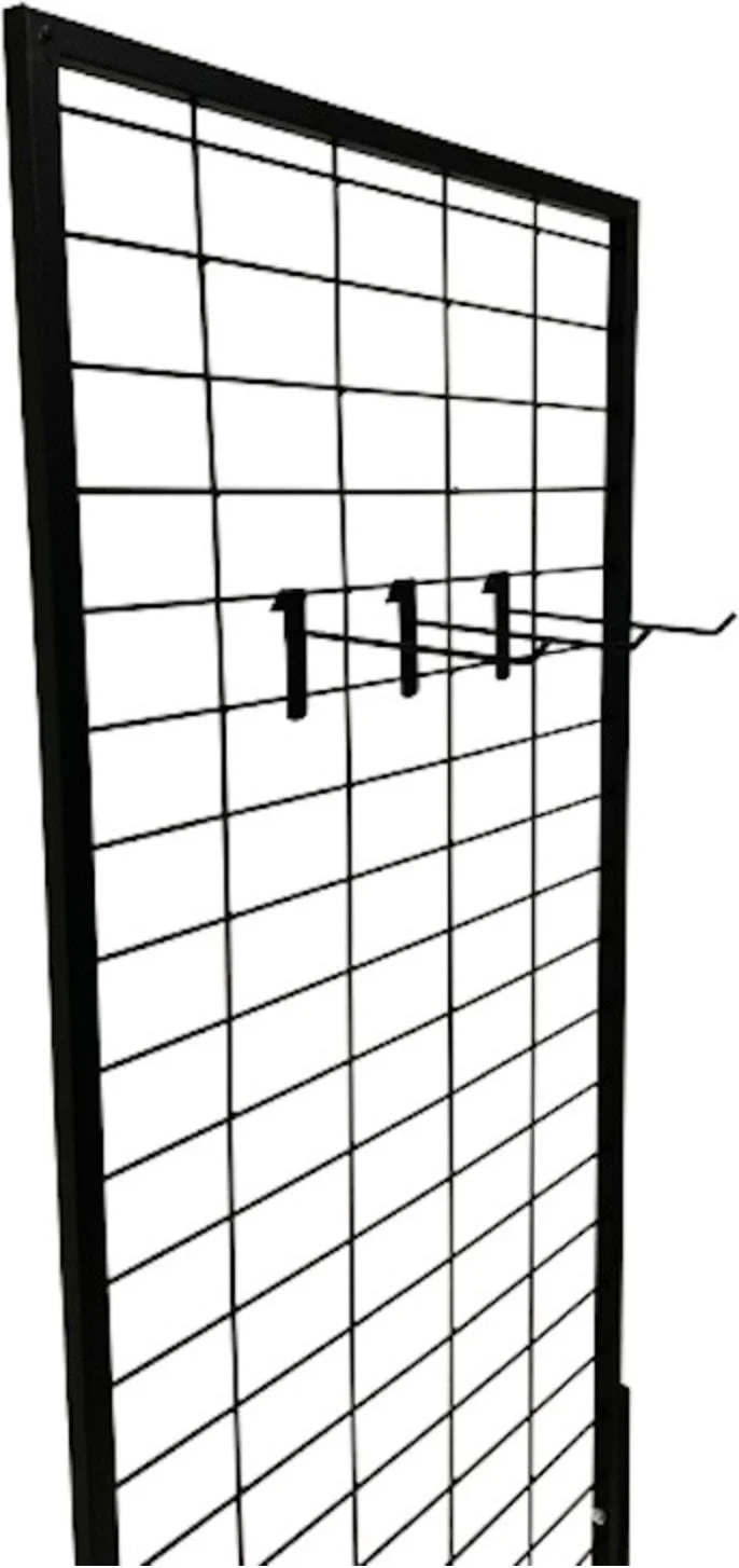 اي سي شوب Gray-Decor 100 Pieces, 20 Cm, Metallic Painted Wire Panel Hook, Shelf Hook, Panel Wire, Shelf Wire, Hanger