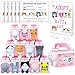 Jiytivity 37 Pcs Adopt a Cat Party Favors Include 12 Foldable Kitten Boxes 12 Mini Stuffed Cat 12 Card 1 Stand for Adopt a Kitty Party Favors Kitten Supplies Gifts - Image 2
