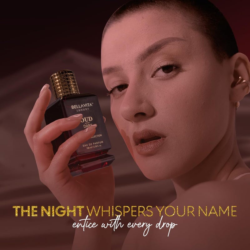 Bella Vita Luxury BellaVita Luxury OUD Dark Eau De Parfum (100ml) Unisex | Intense Arabian Perfume | Infused with Citrus, Grapefruit, Floral, Vetiver, Orris, Musky OUD | Arabic Dark Oud Perfume for Women & Men - Image 3