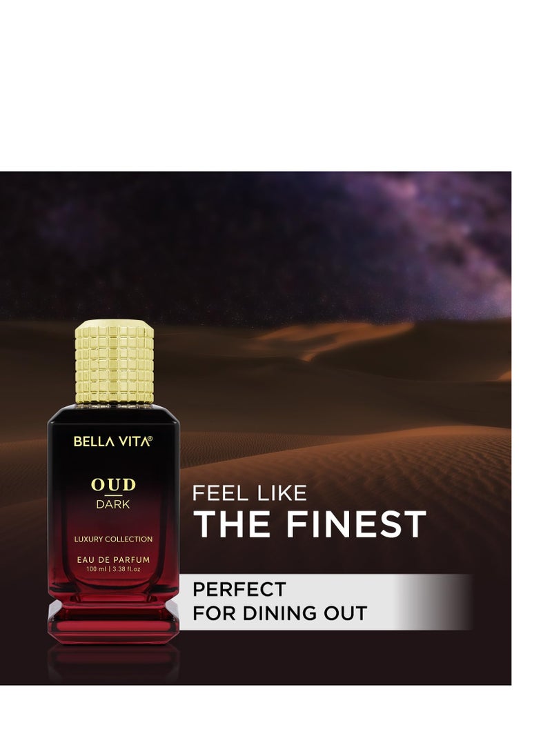 Bella Vita OUD DARK Eau De Parfum (3.48 fl. oz.) | Intense Arabian Perfume for women & men | Infused with Citrus, Grapefruit, Floral, Vetiver, Orris, Musky Oud | Fragrance Family: Spicy, Ambery, and Oud  - Image 4