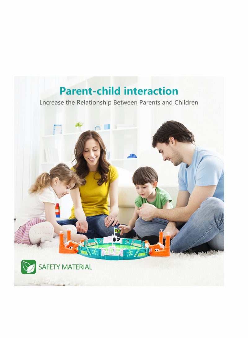 Zikra لعبة كرة القدم المصغرة على الطاولة - لعبة كرة القدم على الطاولة - لعبة كرة القدم المصغرة على الطاولة - لعبة كرة القدم التفاعلية المكتبية للأطفال والكبار - هدية عيد ميلاد - هدية كأس العالم - Image 3