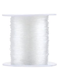Generic Crystal Clear Thread Fiber Stretch Elastic Cord Jewelry Beading 1Roll/100m 0.7mm  - Image 1