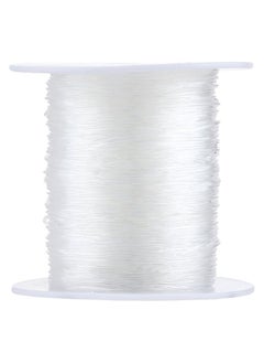 Generic Crystal Clear Thread Fiber Stretch Elastic Cord Jewelry Beading 1Roll/100m 0.7mm  - Image 4
