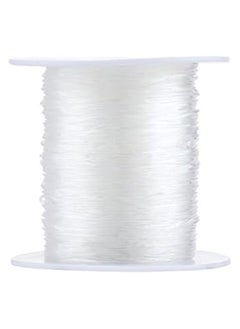 Generic Crystal Clear Thread Fiber Stretch Elastic Cord Jewelry Beading 1Roll/100m 0.7mm  - Image 2