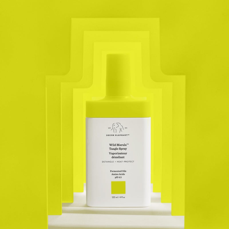 Drunk Elephant Drunk Elephant Wild Marula Tangle Spray. Weightless and Heat-Protectant Detangler for Hair (120 mL / 4 Fl Oz)  - Image 4