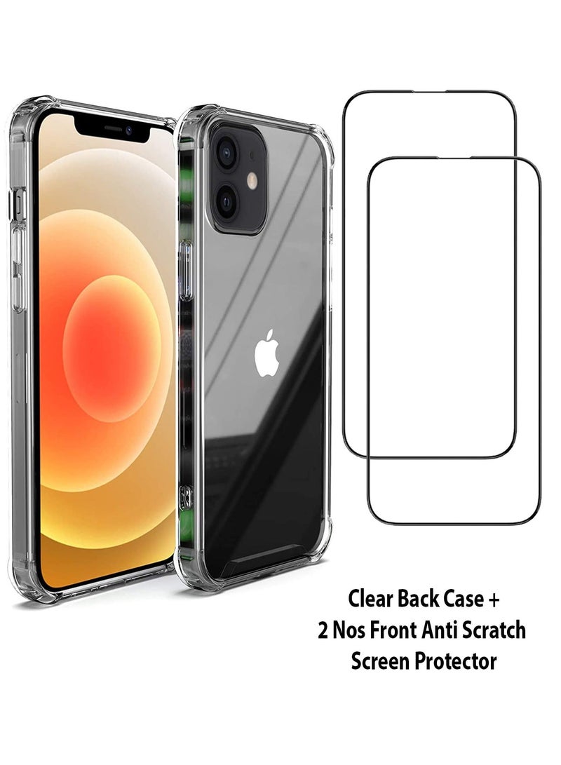 Zolo Protective Clear Case Cover and 2Pcs 9D Tempered Glass Ultra Clear Screen Protector For Apple iPhone 11 - Image 1