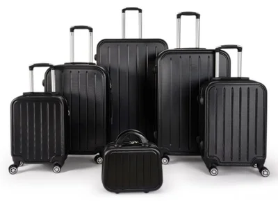 LIMRA A travel bag set consisting of 6 luggage bags Black color, size 32"/28"/24"/20"/16"/12 inches