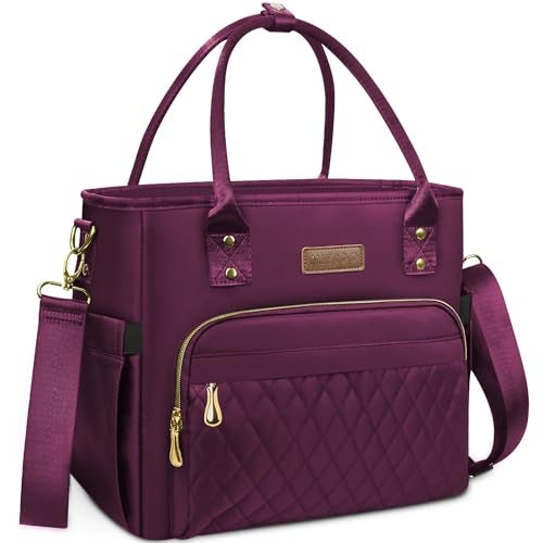 MIYCOO Lunch Bag Lunch Box Women  Leakproof Insulated Lunch Cooler Bag for Women  Large Lunch Tote Bags Adults Purple