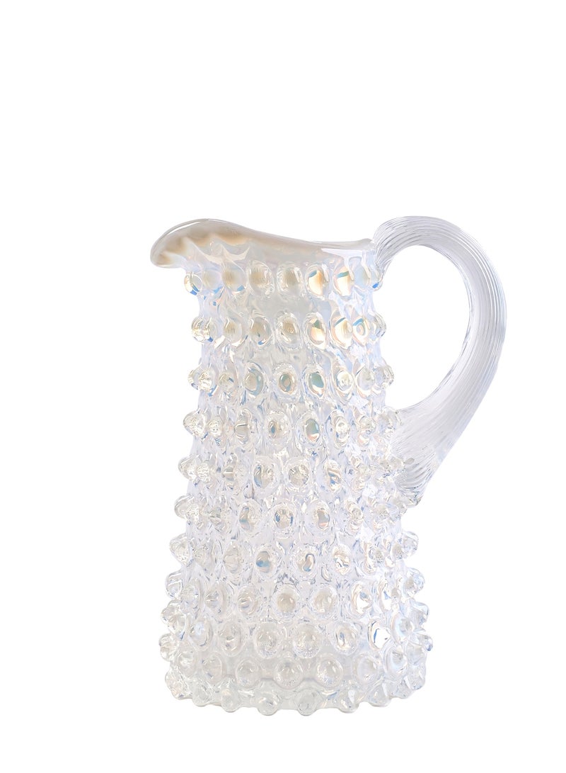 Anna Von Lipa Opaline Eiffel Hobnail Jug / Vase  Crystal 350ml 
