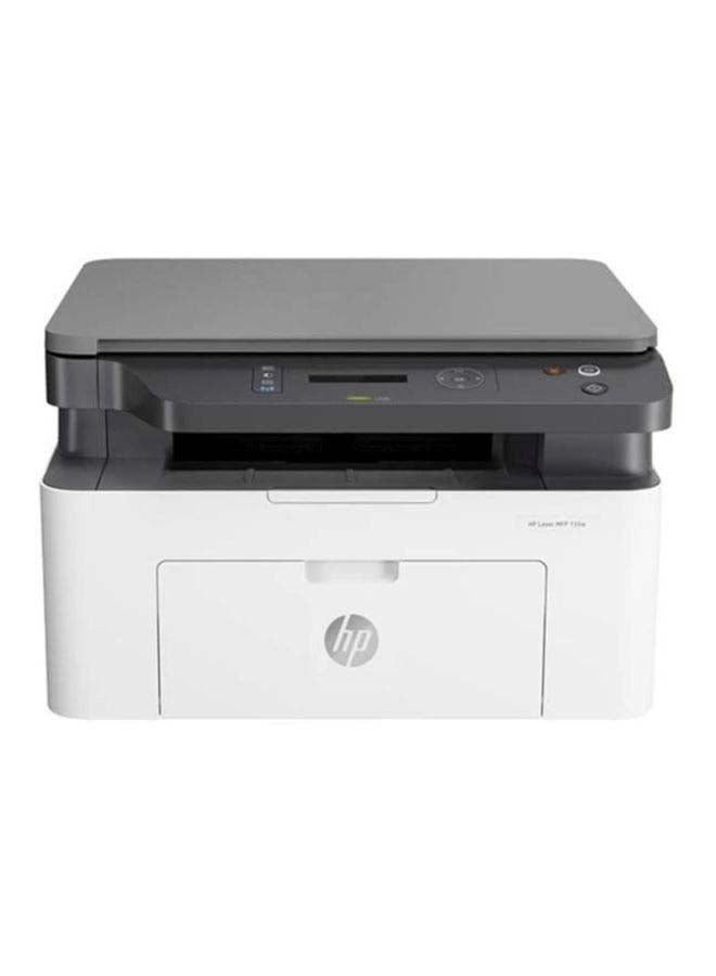 HP طابعة ليرز MFP 135w - طباعة، نسخ، مسح، تطبع ما يصل إلى 20 صفحة في الدقيقة طراز 4ZB83A أبيض - Image 1