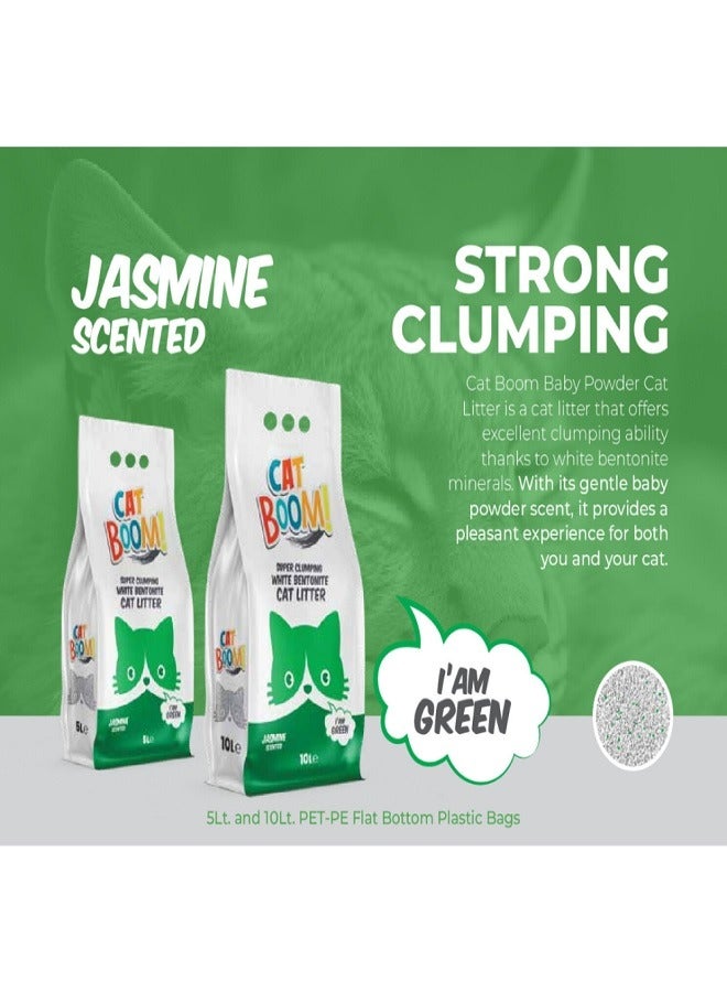 Cat  Bentonite Cat Litter Jasmin 5 L - Image 2