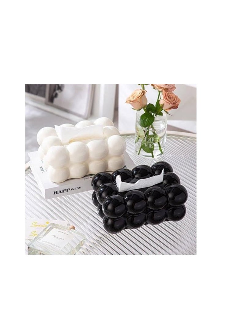 Generic - Bubble Design Decorative Tissue Box for Home, Living Room, Office with Zipper for Easy Removing Tissues - Image 1
