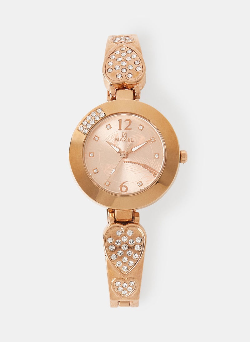 Maxel Women's Embellished Wrist Watch MX70 - Image 1