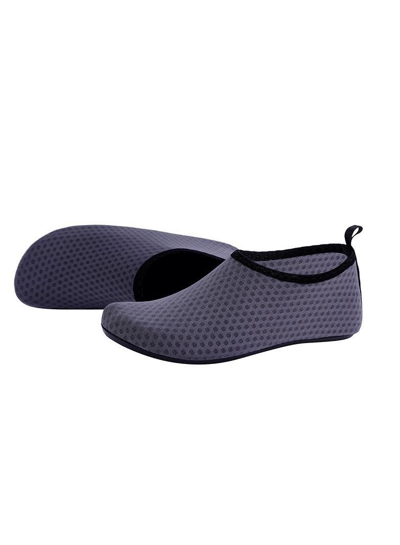 Loquat New Men/Women's Beach Shoes With Soft Soles, Anti Slip And Anti Cutting Yoga Shoes Grey 