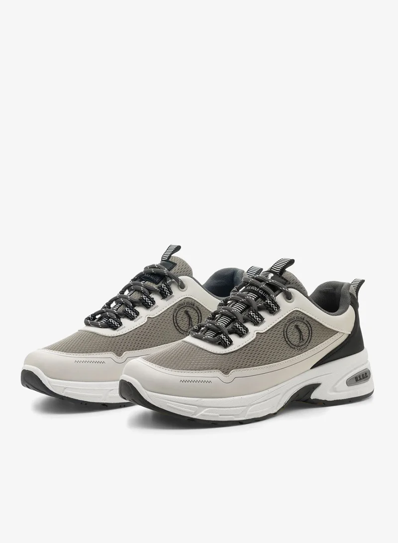 U.S. Golf Club Mens Sneakers Beige Sneakers | Casual | Retro Style | Italy