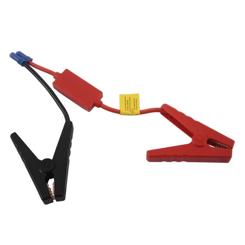 Red Emergency Car Battery Jump Starter Cable with Alligator Clamps - Image 4