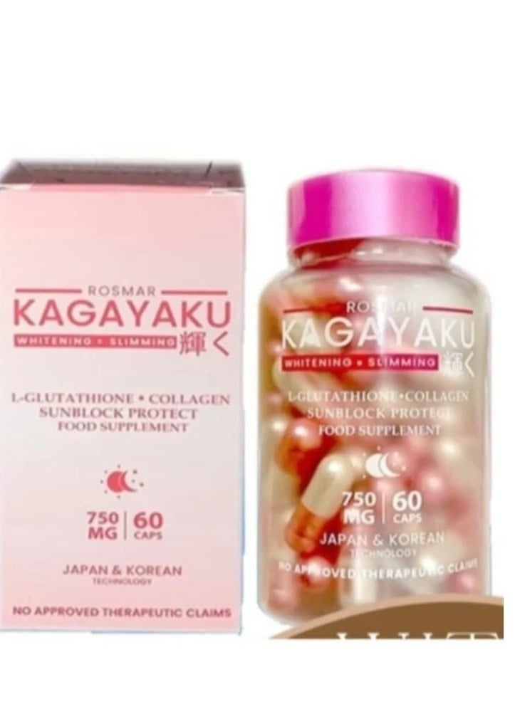 روزمار Kagayaku Whitening Slimming Food Supplement 60 Capsules