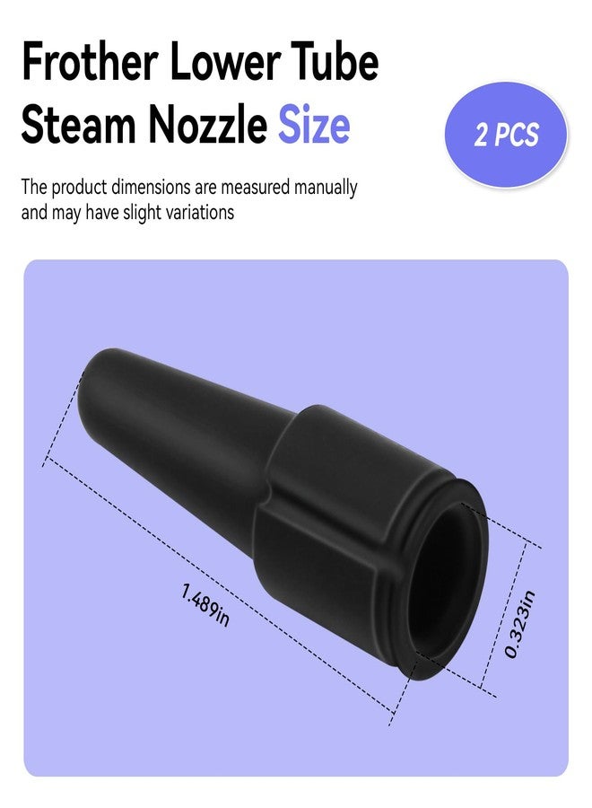Giokyi 2 PCS 5313231221 Steam Nozzle Replacement for DeLonghi, Milk Frother Lower Tube Replacement Part - Image 2