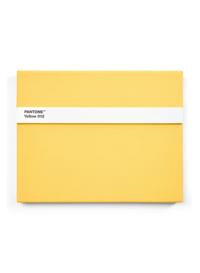 Pantone Creative Unlined Notebook with Pencil – Ideal for Ideas & Doodles – Yellow