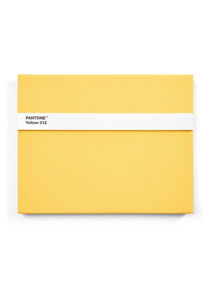 Pantone Creative Unlined Notebook with Pencil – Ideal for Ideas & Doodles – Yellow - Image 1