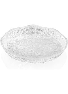 Royal Porcelain IVV Glassware Diamante Fruit Bowl, 12-1/2-Inch, Clear