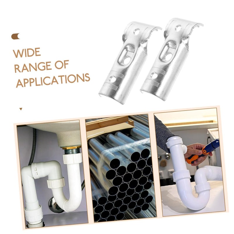 6Pcs Carbon Steel End Rail Clamps Easy Install Panel Connectors For Chain Link Fences - Image 4